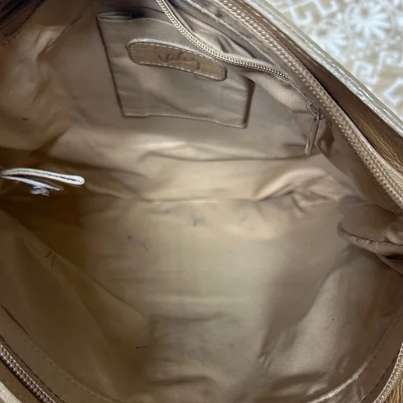 Stylish Tan Leather Hobo Bag - Picture 9 of 12